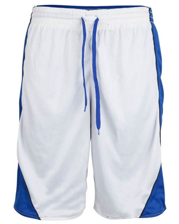 Burned Dubbelzijdig Short Blauw Wit