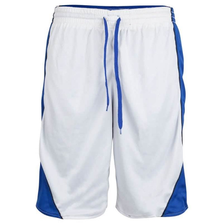 Burned Beidseitig Short Blau Weiß