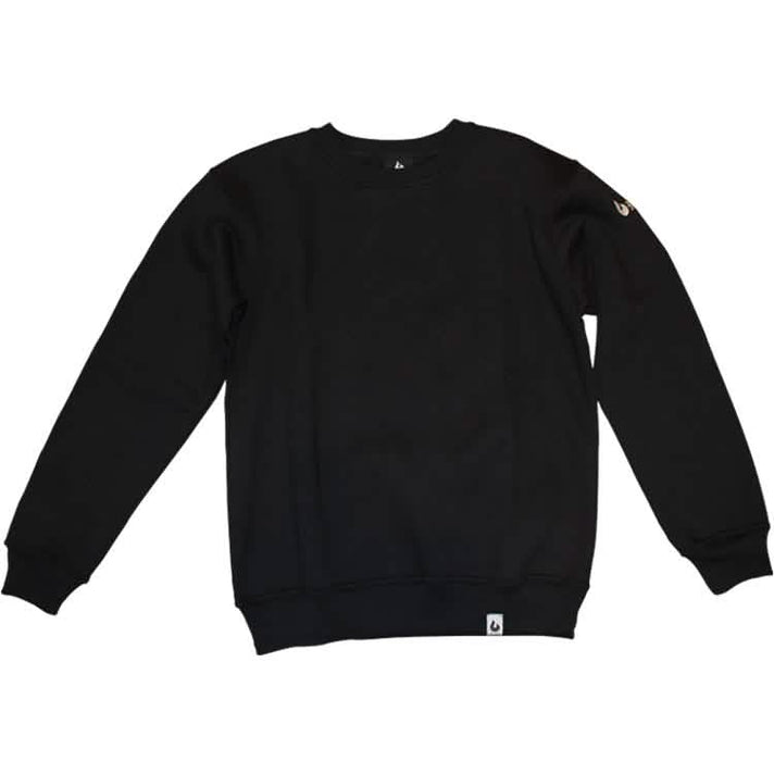 Burned Crewneck Schwarz