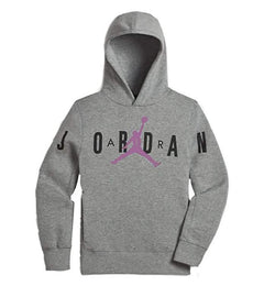 Jordan Flight Fleece Hoodie Kids Grau