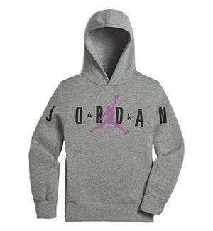Jordan Flight Fleece Hoodie Kids Grau