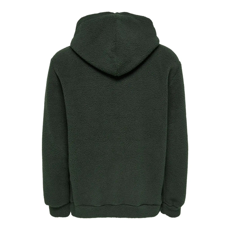 Teddy Hoodie Green