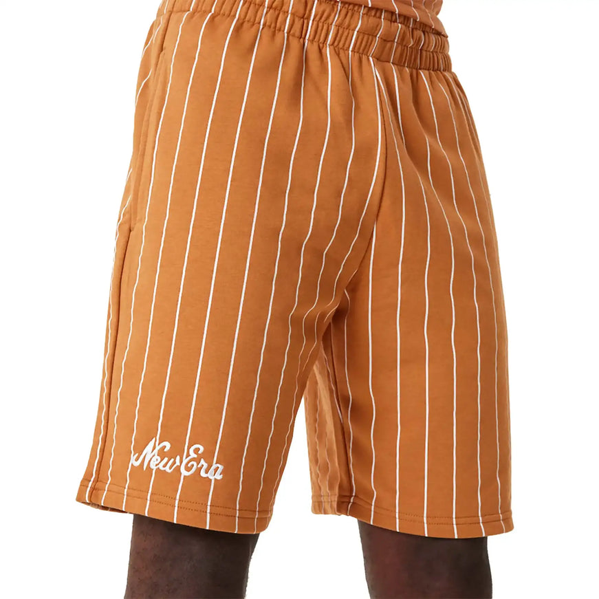 Pinstripe Shorts Orange