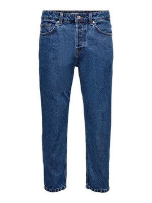 Only & Sons Avi Beam Denim Bleu foncé
