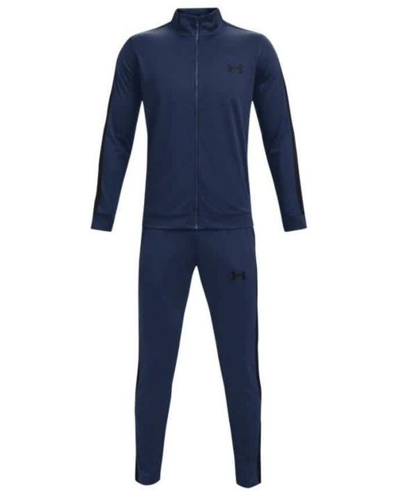 Under Armour Knit Trainingspak Compleet Navy Blauw