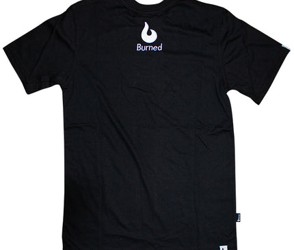 Burned T-shirt Zwart
