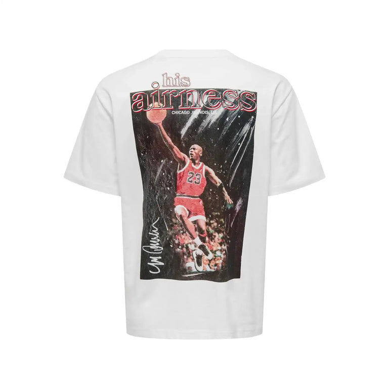 Michael Jordan Celebrity Relax Tee Wit