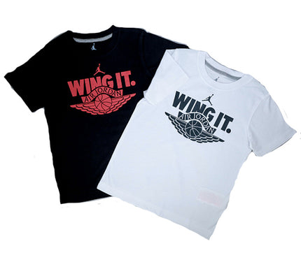 Air Jordan Wing It T-shirt Kids Zwart
