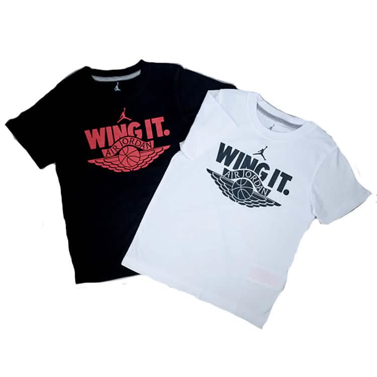 Air Jordan Wing It T-shirt Kids Zwart