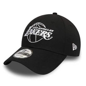 New Era Los Angeles Lakers 9forty Cap Schwarz Weiß