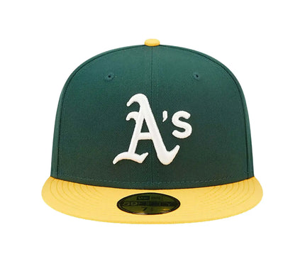 Oakland Athletics 59Fifty Fitted Cap Green Yellow