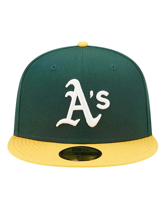 Oakland Athletics 59Fifty Fitted Cap Green Yellow