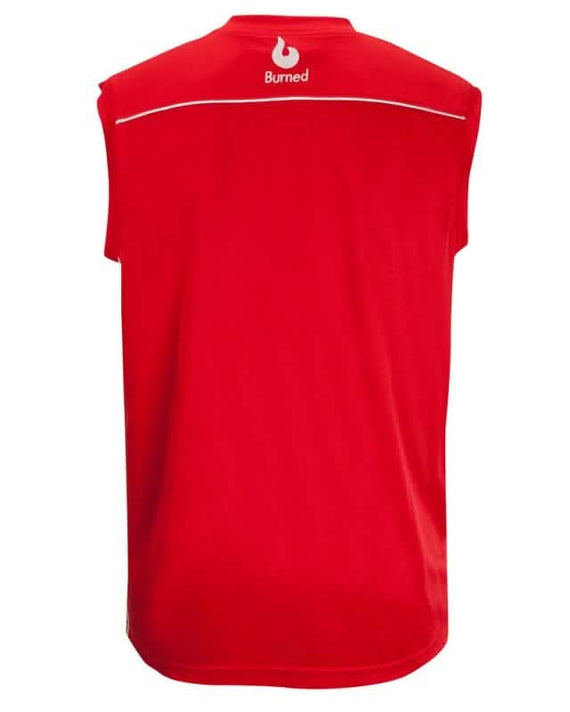 Burned Enkelzijdig Jersey Rood