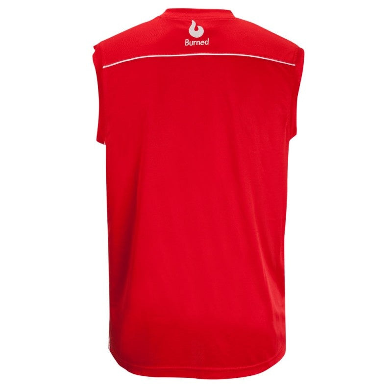Maillot Burned Simple Face Rouge