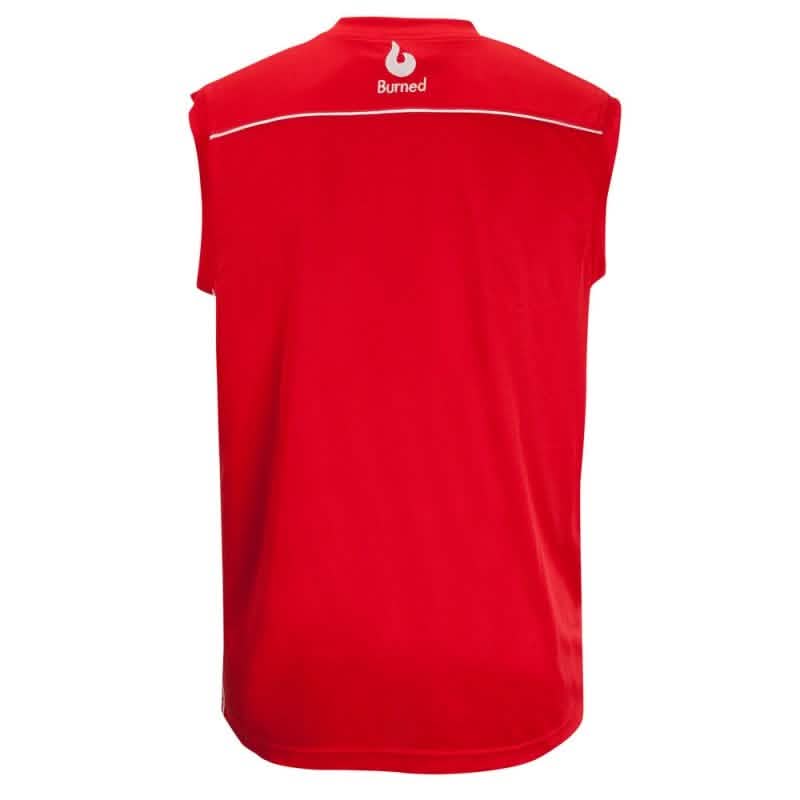Burned Single Sided Jersey Red