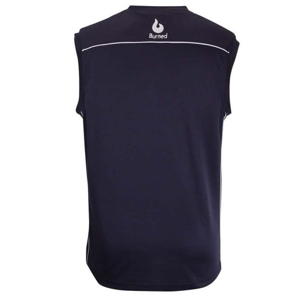 Burned Einseitig Jersey Dunkelblau