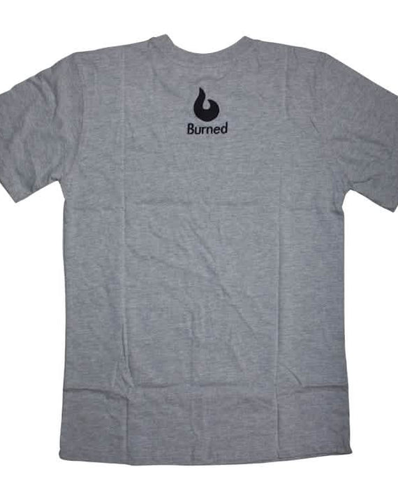 Burned T-shirt Grijs