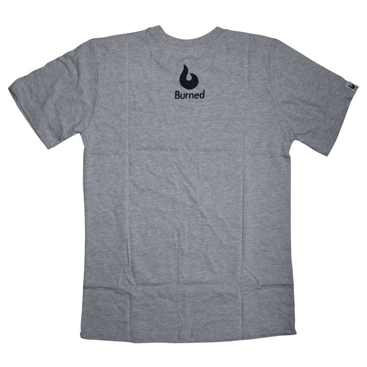 Burned T-shirt Grau