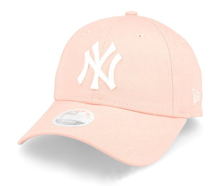New Era New York Yankees MLB 9Forty Cap Dames Lichtroze