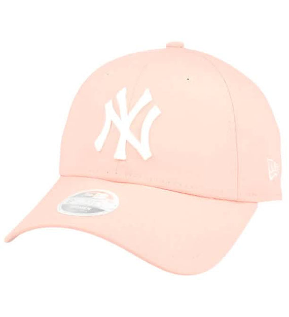 New Era New York Yankees MLB 9Forty Cap Dames Lichtroze