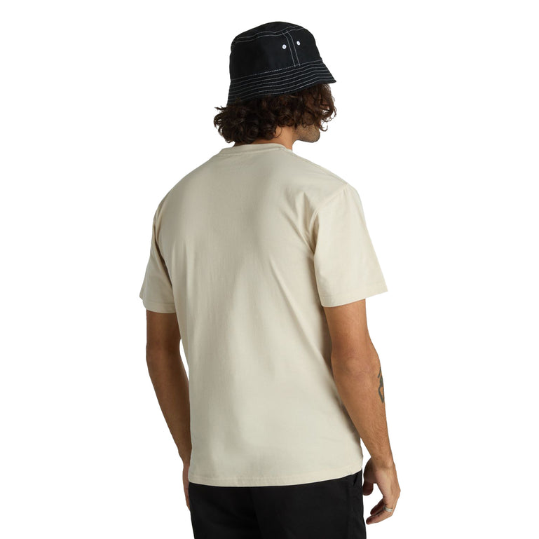 Left Chest Logo Tee Creme