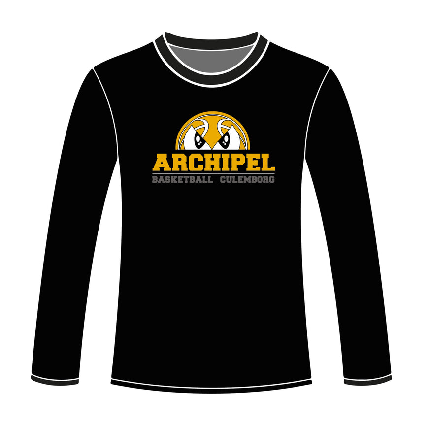 Archipelago Culemborg T-shirt à manches longues avec logo noir