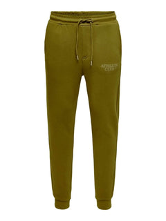 Tom Pantalon de Jogging Athletic Club Vert Marron