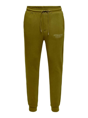 Tom Pantalon de Jogging Athletic Club Vert Marron
