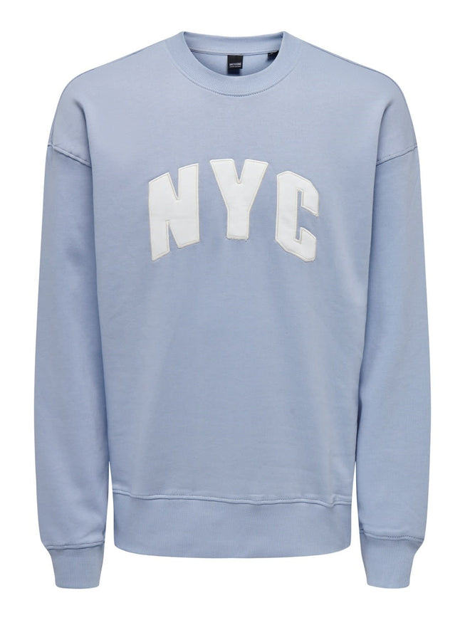 Only-&-Sons-Troy-RLX-Crewneck-Print-New-York-City-Eventide-Product-Only-Front