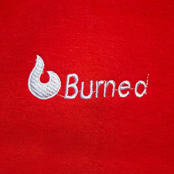 Burned Crewneck Rood