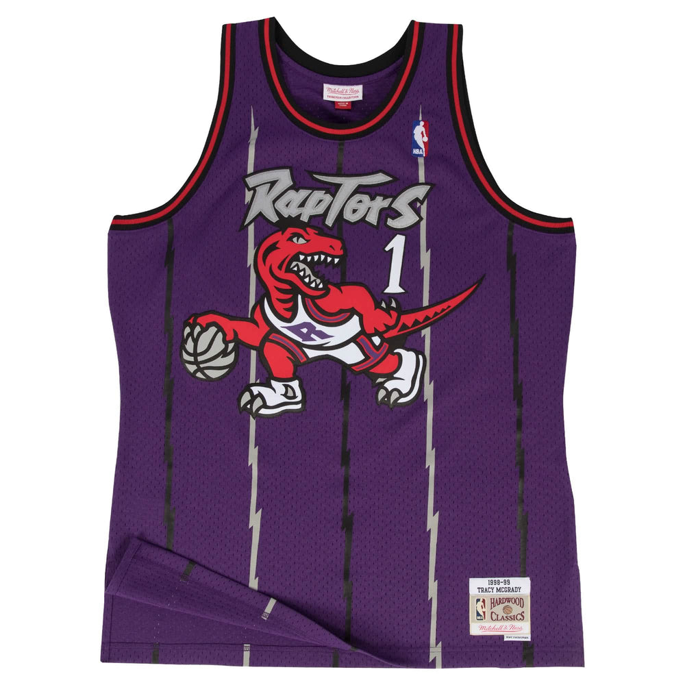 NBA Swingman Toronto Raptors Tracy McGrady 1998-99 Jersey Paars