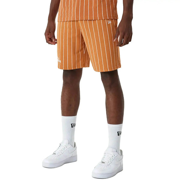 Pinstripe Shorts Orange