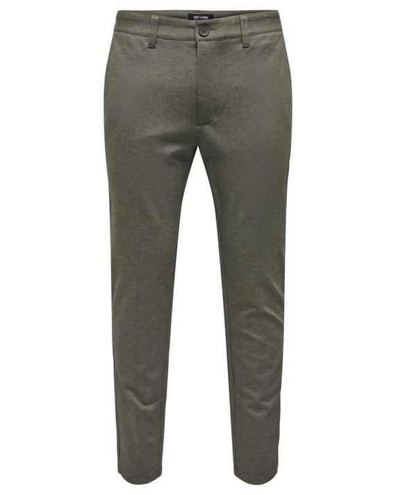 Mark Pant Herringbone Print Teak