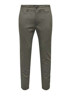 Mark Pant Herringbone Print Teak