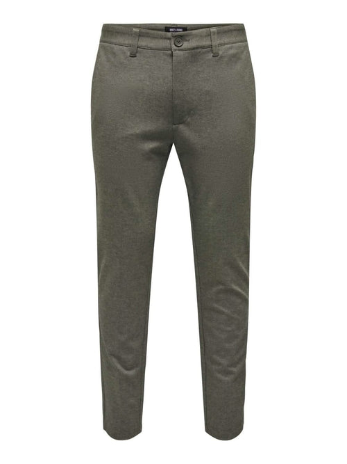 Mark Pant Herringbone Print Teak