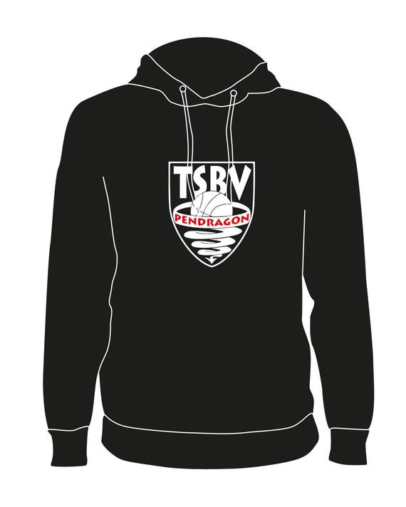 T.S.B.V. Pendragon Hoodie Logo Groot Zwart