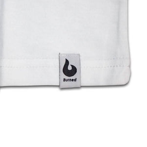 Burned T-shirt Wit