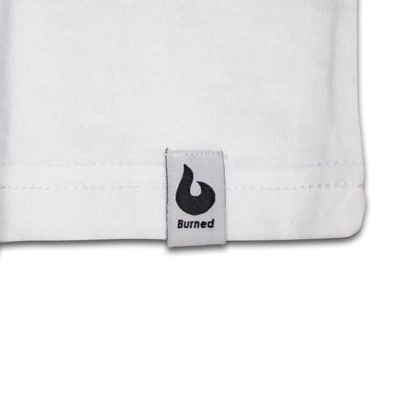 Burned T-shirt Wit