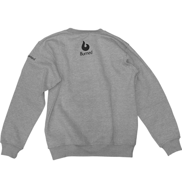 Burned Crewneck Grau