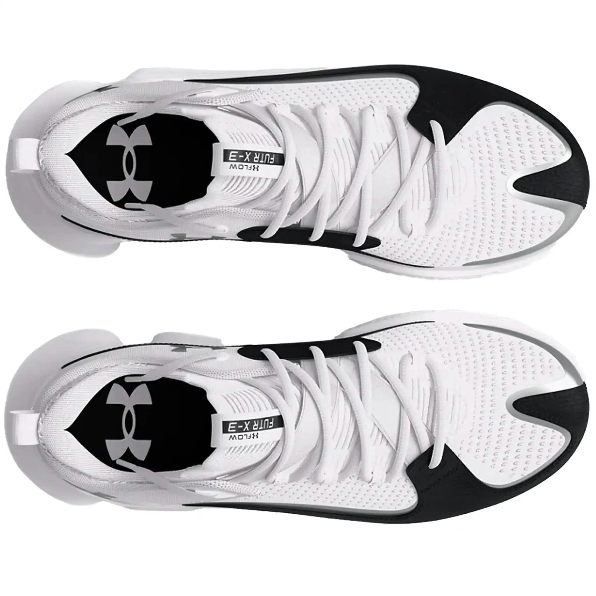 Black and white under armour basketball shoes hotsell