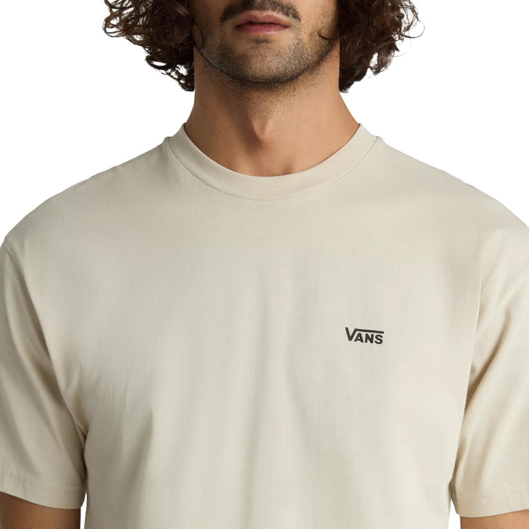 Left Chest Logo Tee Creme