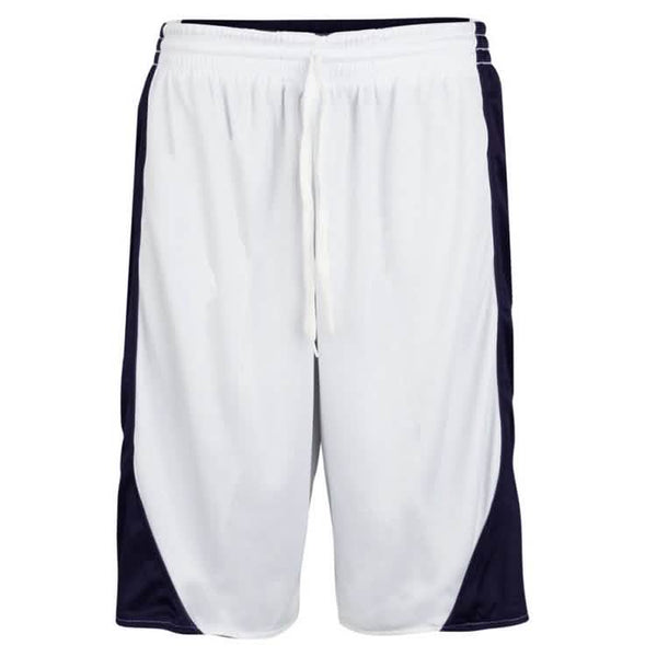 Burned Dubbelzijdig Short Donkerblauw Wit