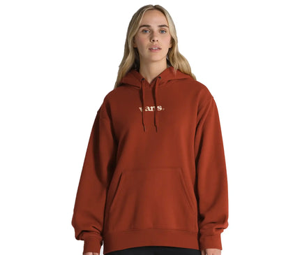 Lowered Relaxed Hoodie Rouge