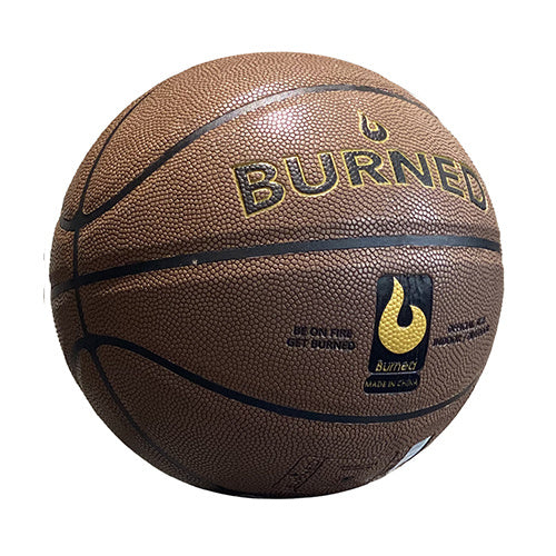 Burned In / Out Basketball Marron (7)
