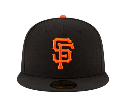 San Francisco Giants Fitted Cap Black Orange