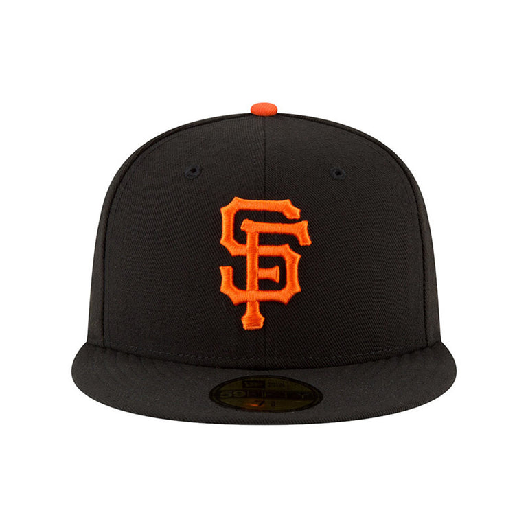 San Francisco Giants Fitted Cap Black Orange