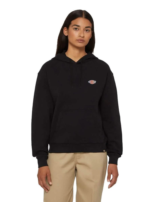 Dickies-Millersburg-Hoodie-Women-Black-Model-Front