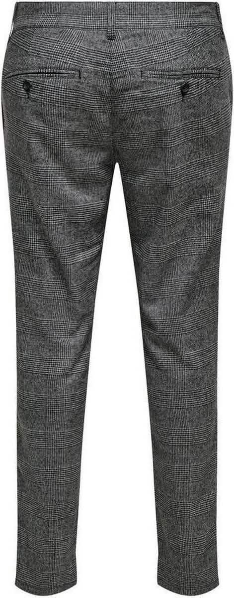 Mark Pants Check GW Medium Grijs Melange