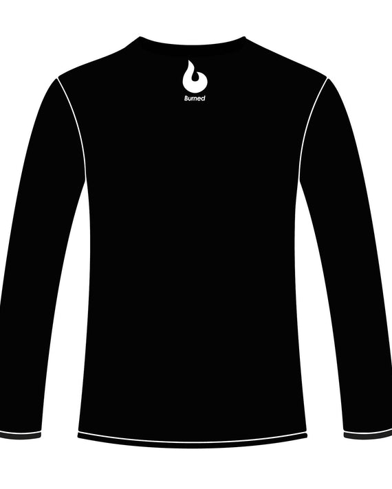 S.B.V. Juventus Longsleeve Tekst Zwart