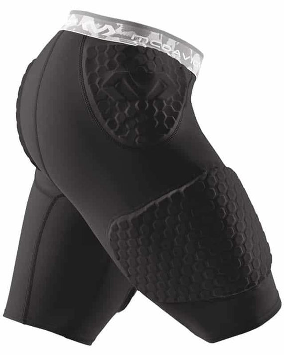 7991R Hexpad Wrap-Around Basketball Short Zwart